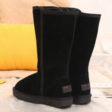 Bottes d'hiver hautes pour femme style classique confort douillet