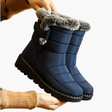 Bottes d'hiver imperméables pour femme, style chaud et antidérapant, idéales pour la marche en ville ou à la montagne