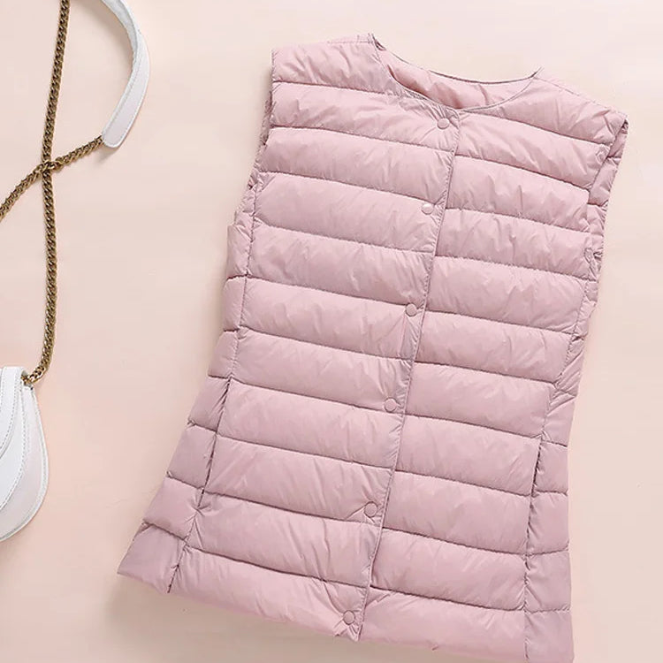 Kim – Gilet Ultraléger en Duvet pour Femme
