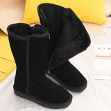 Bottes d'hiver hautes pour femme style classique confort douillet