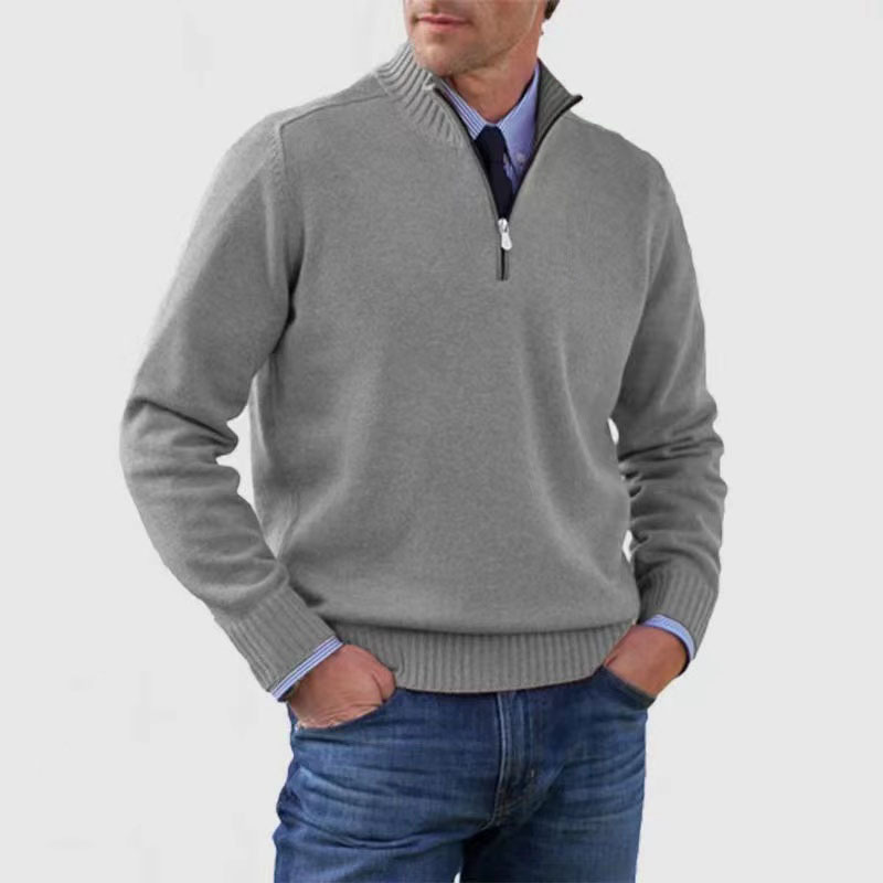 Sweter Męski z Półgolfem - Komfort i Elegancja na Co Dzień