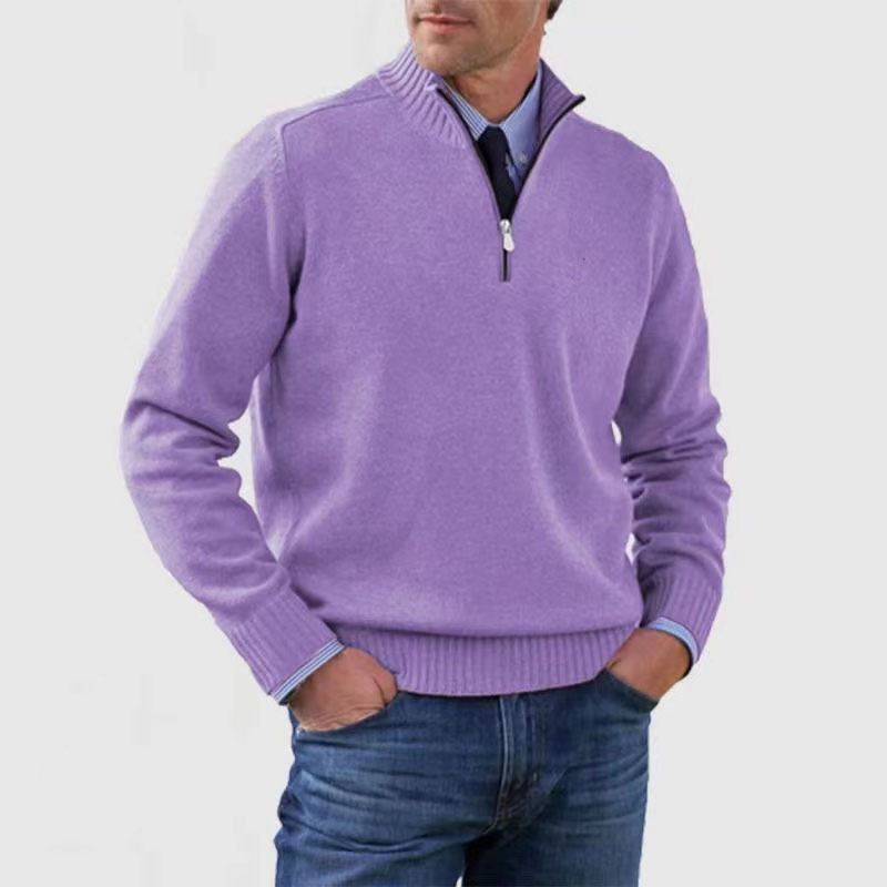 Sweter Męski z Półgolfem - Komfort i Elegancja na Co Dzień