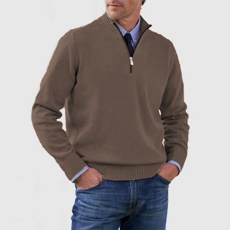 Sweter Męski z Półgolfem - Komfort i Elegancja na Co Dzień