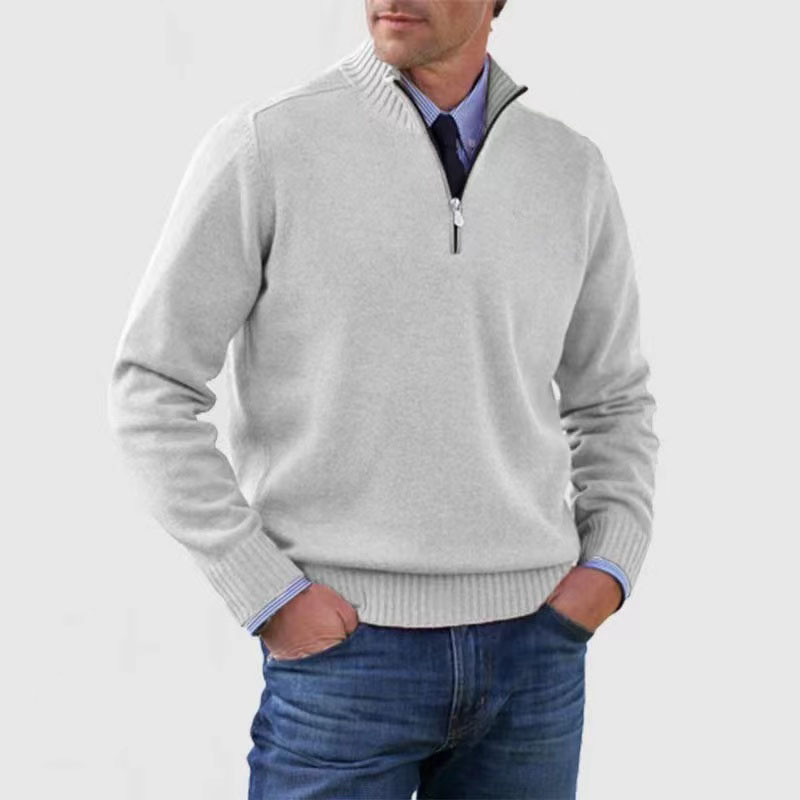 Sweter Męski z Półgolfem - Komfort i Elegancja na Co Dzień