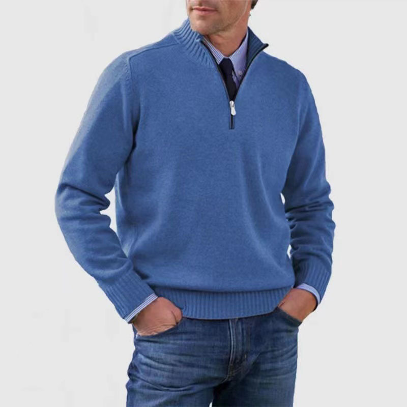 Sweter Męski z Półgolfem - Komfort i Elegancja na Co Dzień