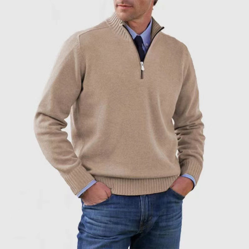 Sweter Męski z Półgolfem - Komfort i Elegancja na Co Dzień