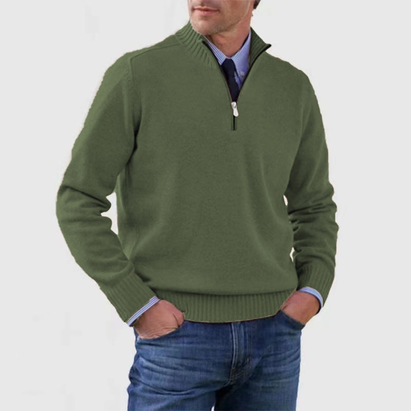 Sweter Męski z Półgolfem - Komfort i Elegancja na Co Dzień