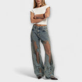 Rayne | Jeansy w Denim Blu Trasparente Trixie