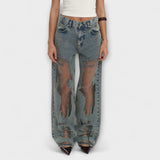 Rayne | Jeansy w Denim Blu Trasparente Trixie