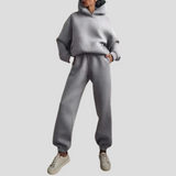 Zestaw Hoodie i Jogger dla kobiet – Relaksacyjne zimowe ubrania domowe
