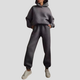 Zestaw Hoodie i Jogger dla kobiet – Relaksacyjne zimowe ubrania domowe