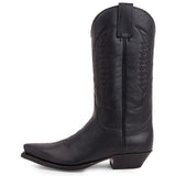 Bottes Western Femme à Bout Pointu avec Broderie pour l'Été