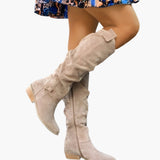 Bottes hautes femme style cavalier polyvalent pour look élégant et quotidien