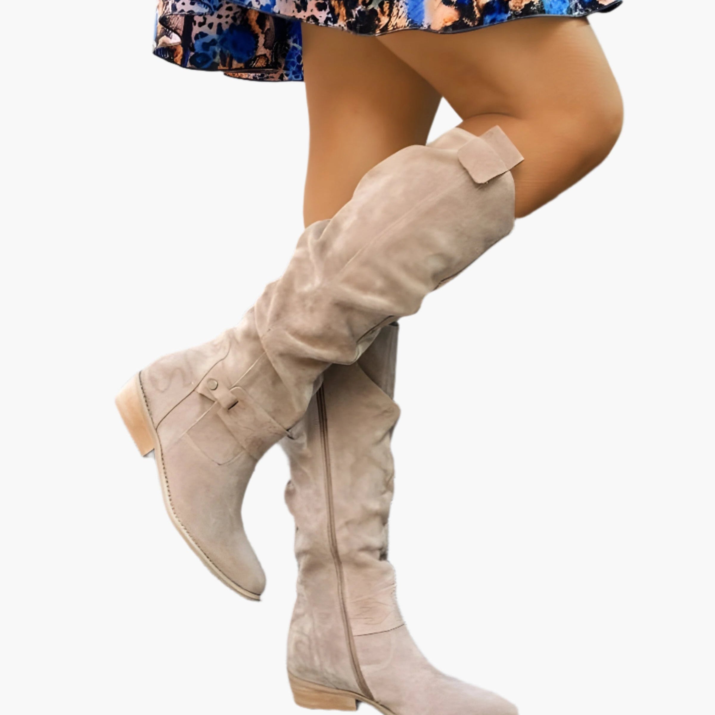 Bottes hautes femme style cavalier polyvalent pour look élégant et quotidien