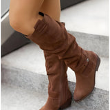 Bottes hautes femme style cavalier polyvalent pour look élégant et quotidien