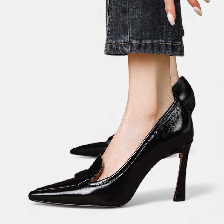 Małgorzata - Eleganckie czółenka Patent