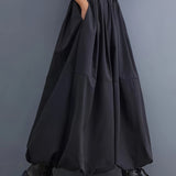 Jupe longue ample femme style bohème chic avec poches élégantes