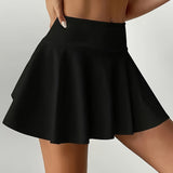 Jupe-short plissée de sport femme avec poche pratique, style décontracté, idéale pour le printemps et l'été
