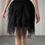 Jupe Tutu Femme Style Danseuse Élégante pour Tenue de Fête ou Quotidienne