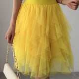 Jupe Tutu Femme Style Danseuse Élégante pour Tenue de Fête ou Quotidienne