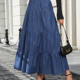 Jupe Longue Femme Élégante Style Bohème pour Printemps Été