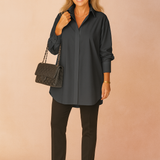 Monaco | Elegancka koszulowa bluzka oversize