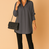 Monaco | Elegancka koszulowa bluzka oversize