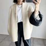 Gilet Cardigan Femme Style Décontracté Élégant pour Tenues Quotidiennes
