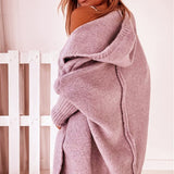 Chiara - Gilet Tricoté à Capuche