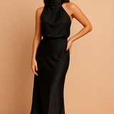 Madelyn | Elegancka Damska Sukienka Midi z Drapowaniem