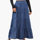 Jupe Longue Femme Élégante Style Bohème pour Printemps Été