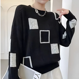 Élisa | Elegancki Sweter z Akcentem Graficznym
