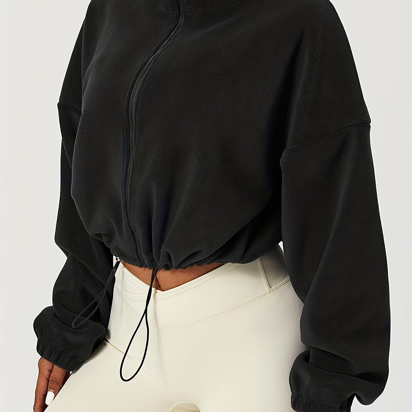 Velexia | Fleece-Crop-Top