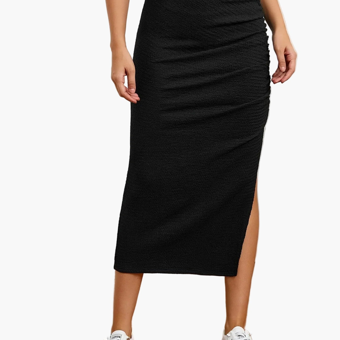 Jupe Longue Fendue Femme Style Élégant pour l'Été