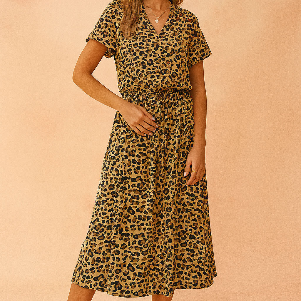 EDEN | Letnia Sukienka Midi w Stylu Boho