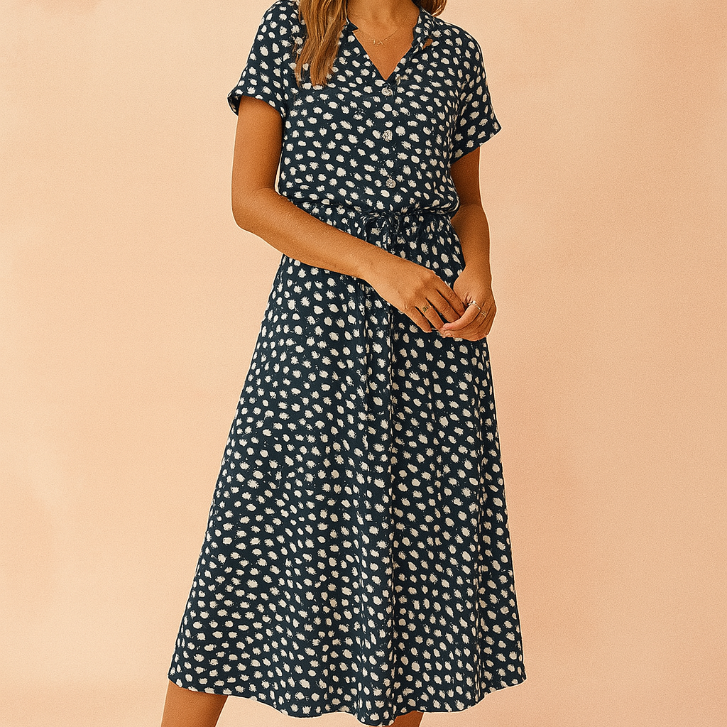 EDEN | Letnia Sukienka Midi w Stylu Boho