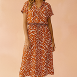 EDEN | Letnia Sukienka Midi w Stylu Boho