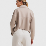 Pinalle | Krótki płaszcz z kołnierzem z klapami