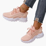 Baskets de sport femme ultra-légères style running pour loisirs et marche