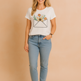Margaret | Stylowy T-shirt z nadrukiem