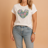Margaret | Stylowy T-shirt z nadrukiem