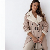 Aleksandra | Elegancki płaszcz z klapami