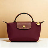 Élaine | Torba Le Pliage Mini, Burgundia