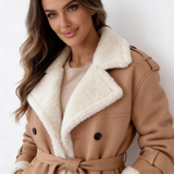 Aleksandra | Elegancki płaszcz z klapami