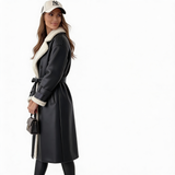 Aleksandra | Elegancki płaszcz z klapami