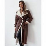 Aleksandra | Elegancki płaszcz z klapami