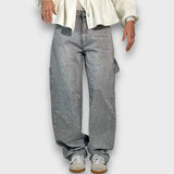 Nolene – Dżinsy z błyszczącym wykończeniem i miejskim charakterem