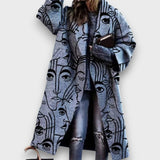 Fioren – Długi płaszcz w stylu oversize