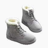 Bottes d'hiver montantes pour femme style décontracté chaud