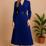Isabela| Plus Size Elegancka Sukienka do Kolan na Wiosnę